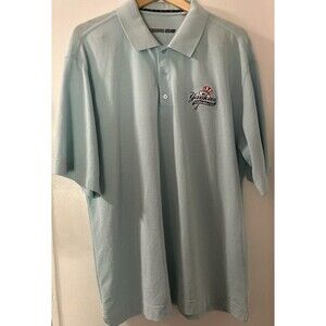 Vintage Wilkes-Barre Scranton Yankee’s Mens Polo SzXL, Light Blue Yankee Logo